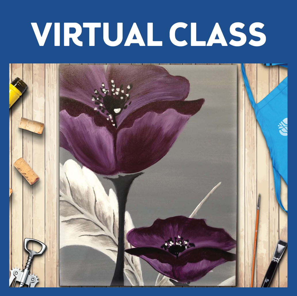 LIVE Interactive Virtual Class ($15 Use Your Own Supplies Option)